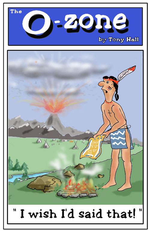 'I wish I'd said that' - brave mistakes volcano for smoke signal