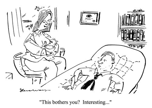 'This bothers you?  Interesting...'