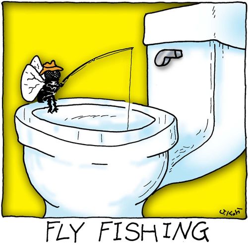 Fly fishing.