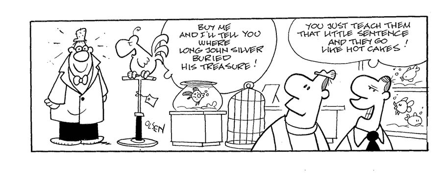 Buy me and I'll tell you where Long John Silver buried his treasure!