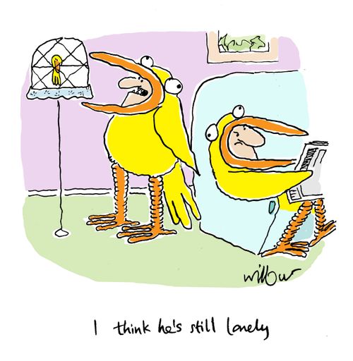 'I think he's lonely.'