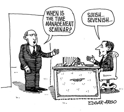 Time Management Seminar.