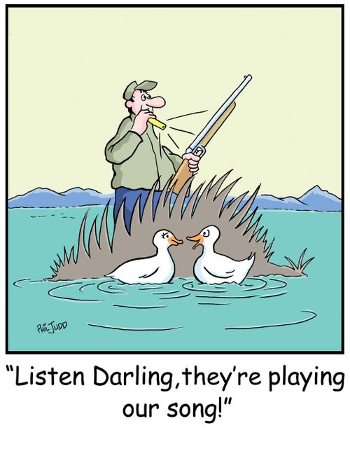 'Listen Darling, they're playing our song!'