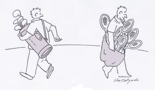 Golf and tennis.
