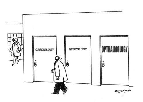 Cardiology, Neurology and Ophthalmology.