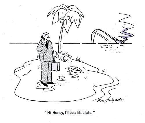 'Hi Honey, I'll be a little late.'