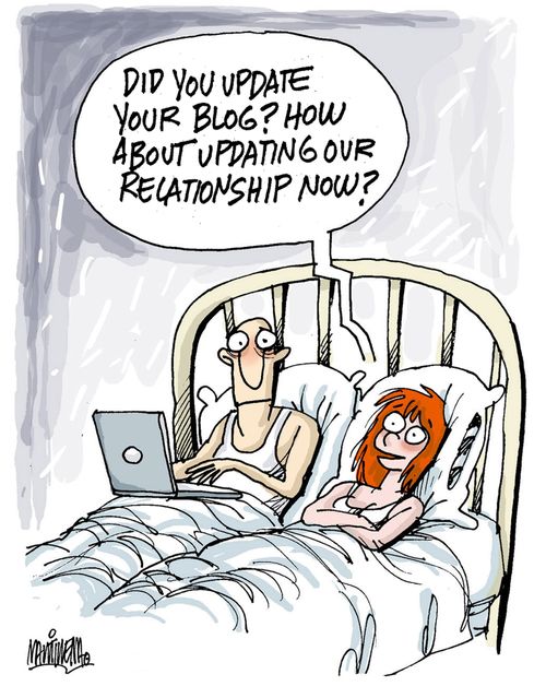 Did you update your blog? How about updating our relationship?