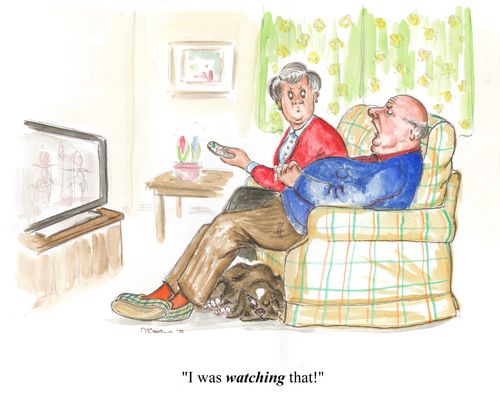 'I was watching that!'