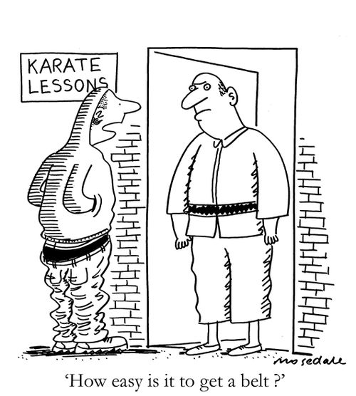 'How easy is it to get a belt ?'
