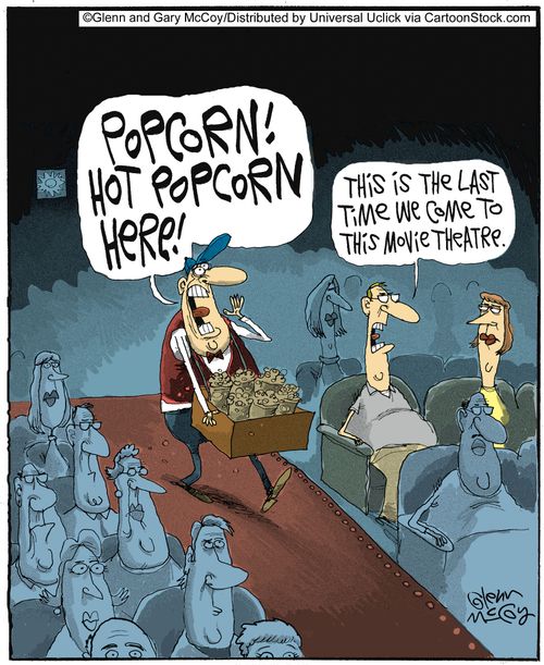 'This is the last time we come to this movie theatre.'