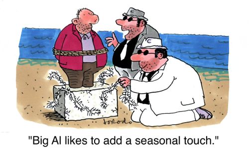 'Big Al likes to add a seasonal touch.'