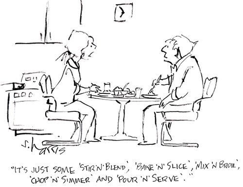 'It's just some 'Stir 'n' Blend', 'Bake 'n' Slice', 'Mix 'n' Broil', Chop 'n' Simmer and 'Pour 'n' Serve.'