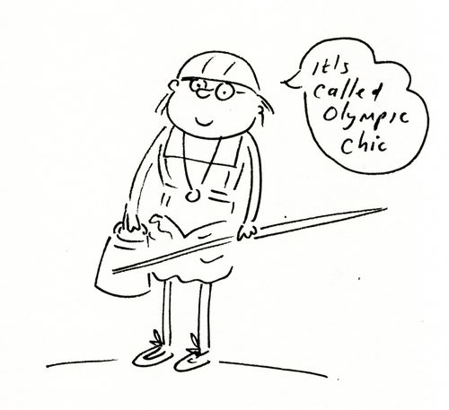 'It's called Olympic Chic.'