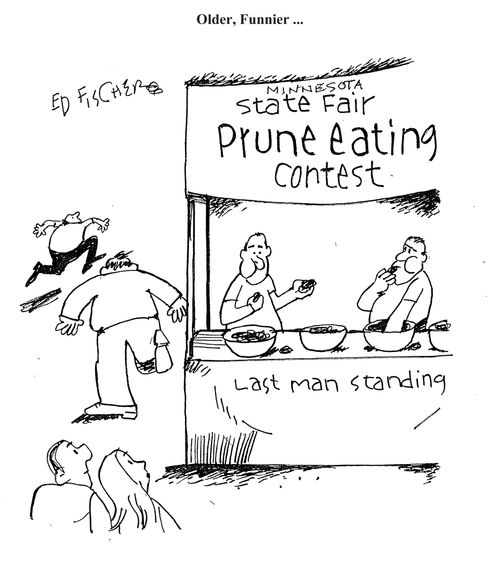 Prune Eating Contest: Last Man Standing.