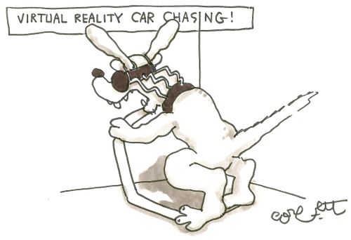 Virtual Reality Car Chasing!