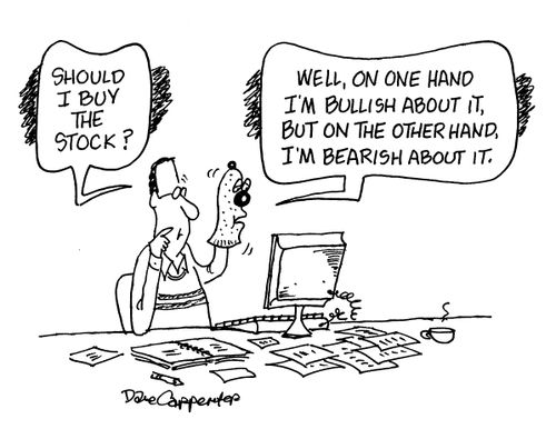 '...on one hand I'm bullish and on the other hand I'm bearish.'