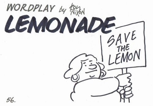 Wordplay: Lemonade - Save the Lemon.