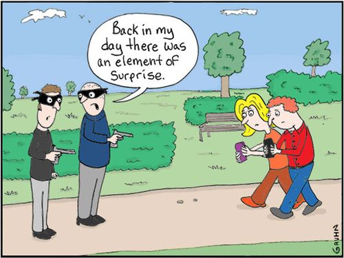'Back in my day there an element of surprise.'