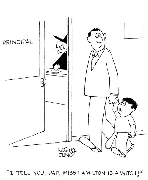 'I tell you, dad, Miss Hamilton is a witch!'