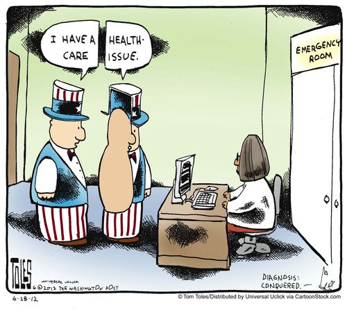 'I have a health care issue.'