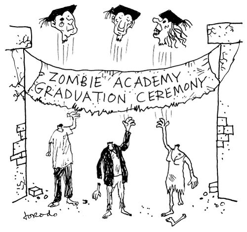 Zombie Academy Graduation Ceremony