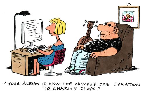 'Your album is now the number one donation to charity shops.'