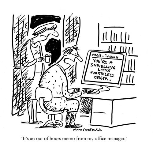 'It's an out of hours memo from my office manager.'