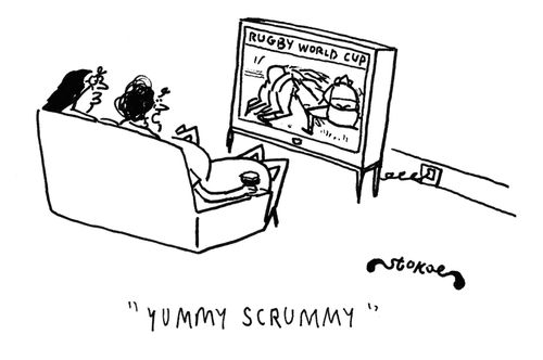 'Yummy scrummy.'