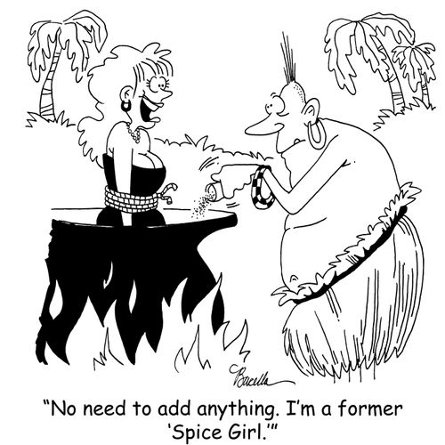 'No need to add anything. I'm a former 'Spice Girl.''