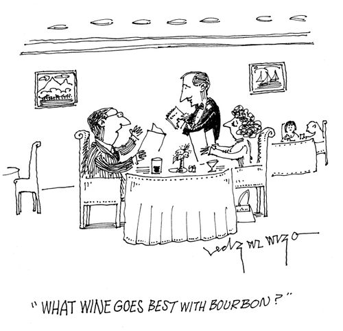 'What wine goes best with bourbon?'
