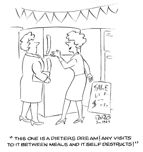'This one is a dieter's dream! Any visits to it between meals and it self destructs!'