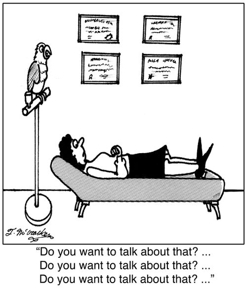 'Do you want to talk about that? ... Do you want to talk about that? ... Do you want to talk about that? ... '