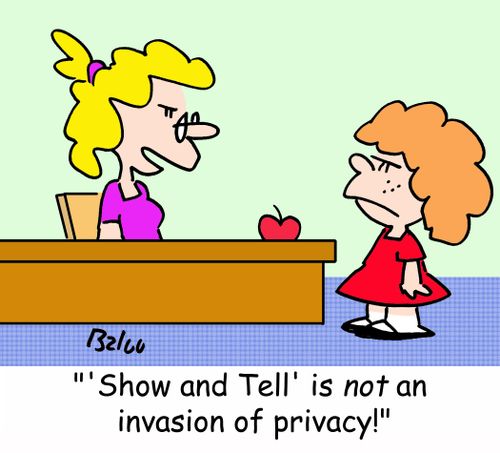 ''Show and Tell' is NOT an invasion of privacy!'