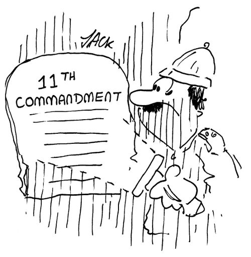 Discovering the 11th Commandment.