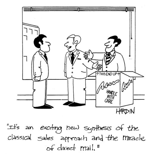 'It's an exciting new synthesis of the classical sales approach and the miracle of direct mail.'