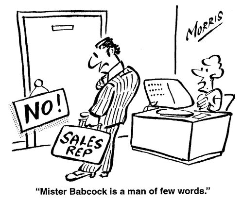 "Mr. Babcock is a man of few words."
