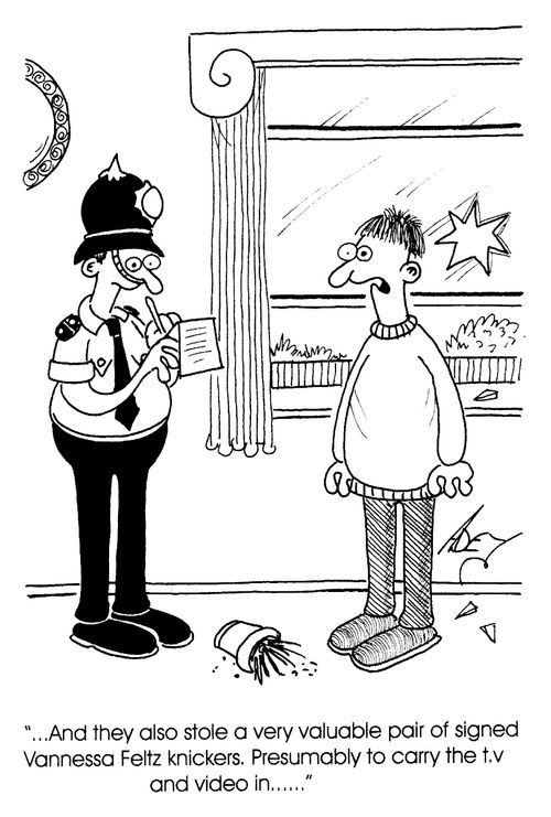 The theft of the Vanessa Feltz knickers