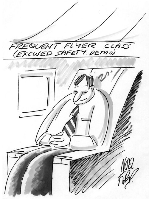 Frequent Flyer Class (excused safety demo)
