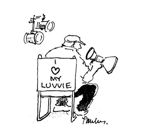 "I love my luvvie."