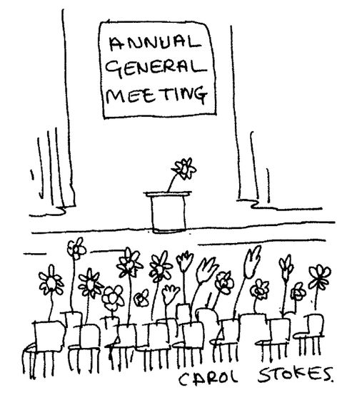 Flowers' AGM.