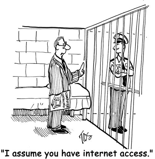 "I assume you have internet access."
