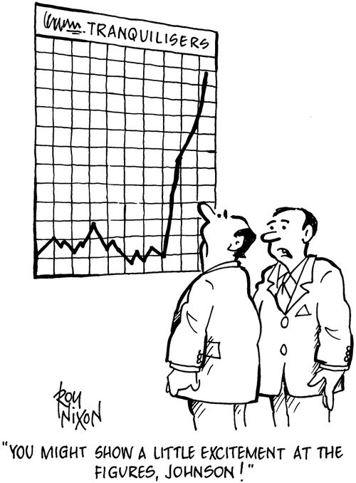 'You might show a little excitement at the figures, Johnson!'