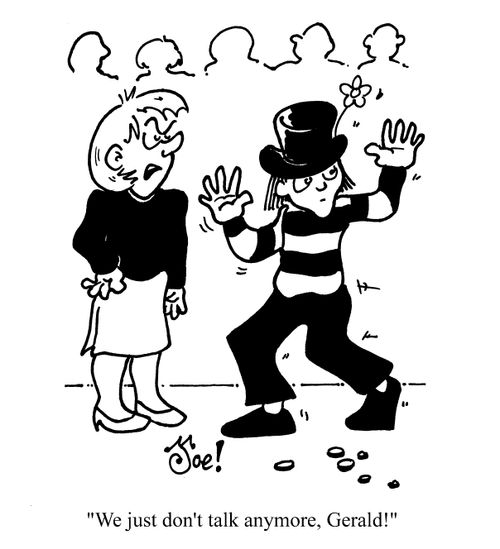 'We just don't talk anymore, Gerald!'