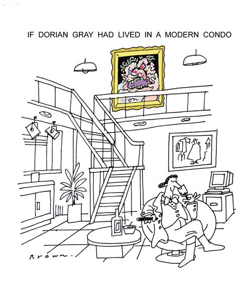 If Dorian Gray had lived in a modern condo.