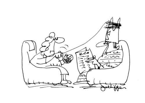 Knitting.
