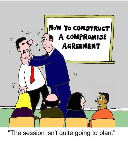 "The session isn't quite going to plan."