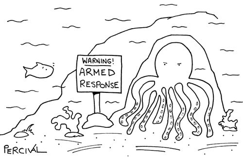 WARNING! Armed Response.