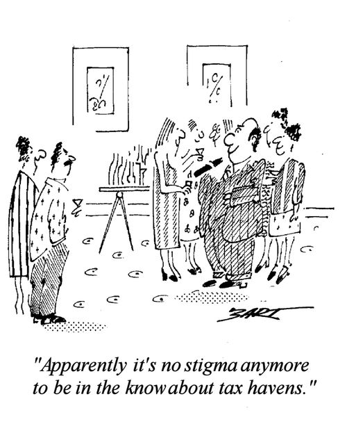 'Apparently it's no stigma anymore to be in the know about tax havens,'
