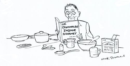 The Criminally Insane Gourmet.