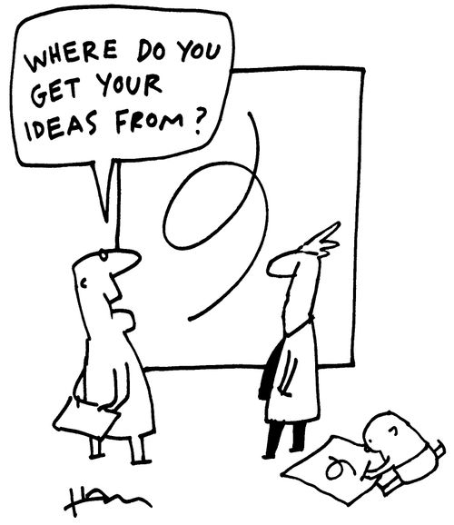 'Where do you get your ideas from?'